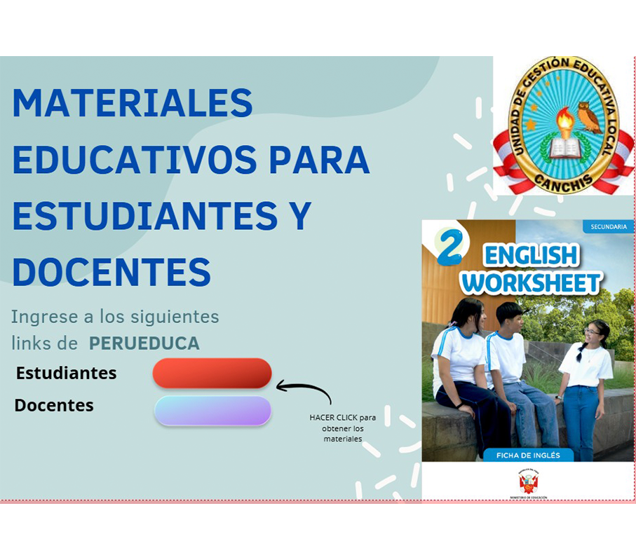 Materiales educativos para estudiantes y docentes