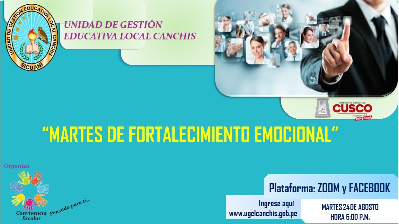 Read more about the article MARTES DE FORTALECIMIENTO EMOCIONAL