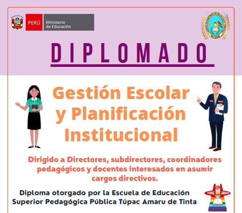 Read more about the article DIPLOMADO – Gestión Escolar y Planificación Institucional