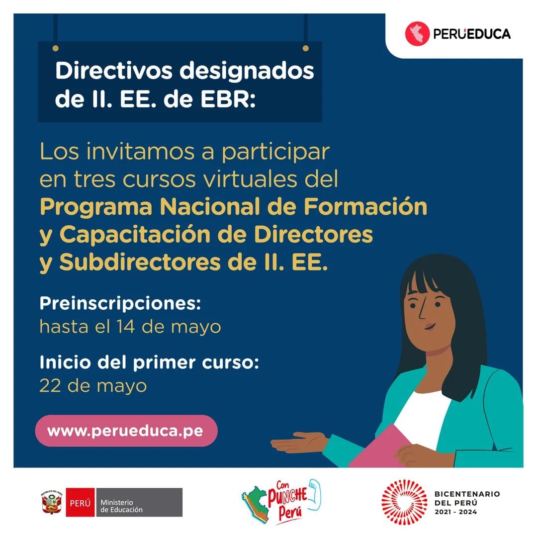 Read more about the article Directores designados de II.EE. de EBR